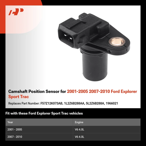 Camshaft Position Sensor for 2001-2005 2007-2010 Ford Explorer Sport Trac