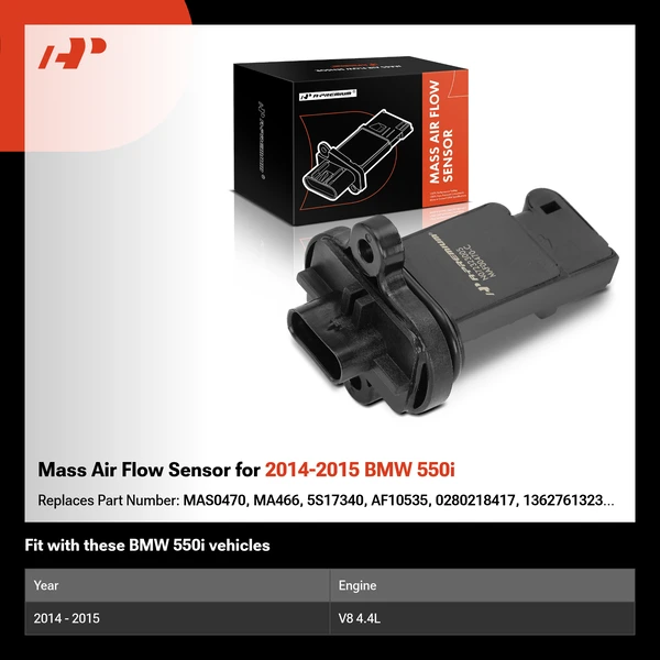 Mass Air Flow Sensor for 2014-2015 BMW 550i