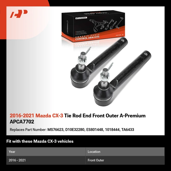 2016-2021 Mazda CX-3 Tie Rod End Front Outer A-Premium APCA7702