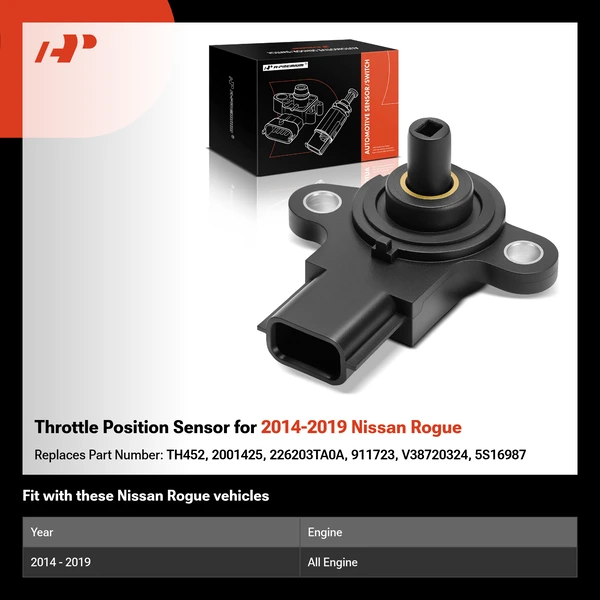 Throttle Position Sensor for 2014-2019 Nissan Rogue