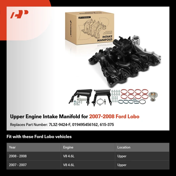Upper Engine Intake Manifold for 2007-2008 Ford Lobo