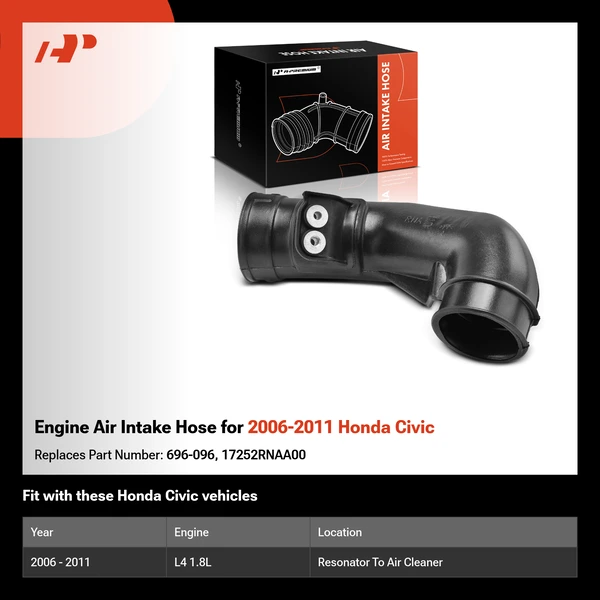 Engine Air Intake Hose for 2006-2011 Honda Civic