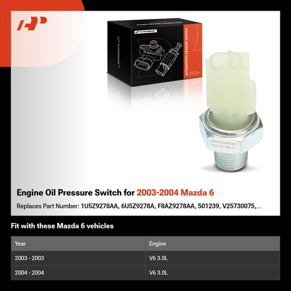 Engine Oil Pressure Switch for 2003-2004 Mazda 6