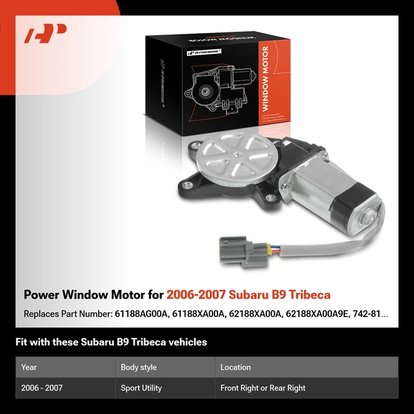 Power Window Motor for 2006-2007 Subaru B9 Tribeca