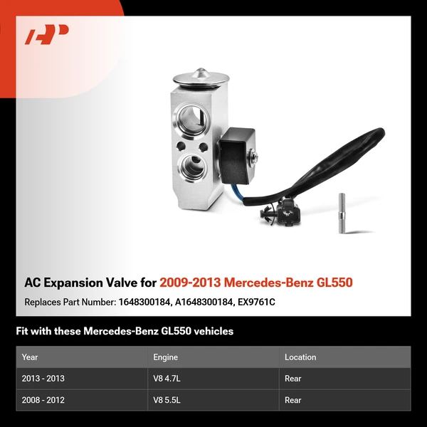AC Expansion Valve for 2009-2013 Mercedes-Benz GL550