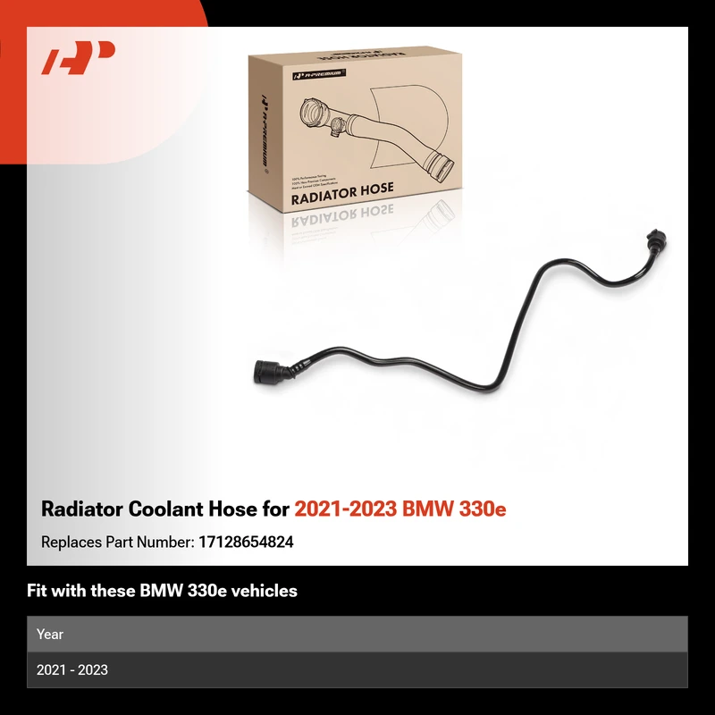 Radiator Coolant Hose for 2021-2023 BMW 330e