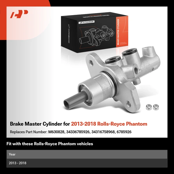 Brake Master Cylinder for 2013-2018 Rolls-Royce Phantom