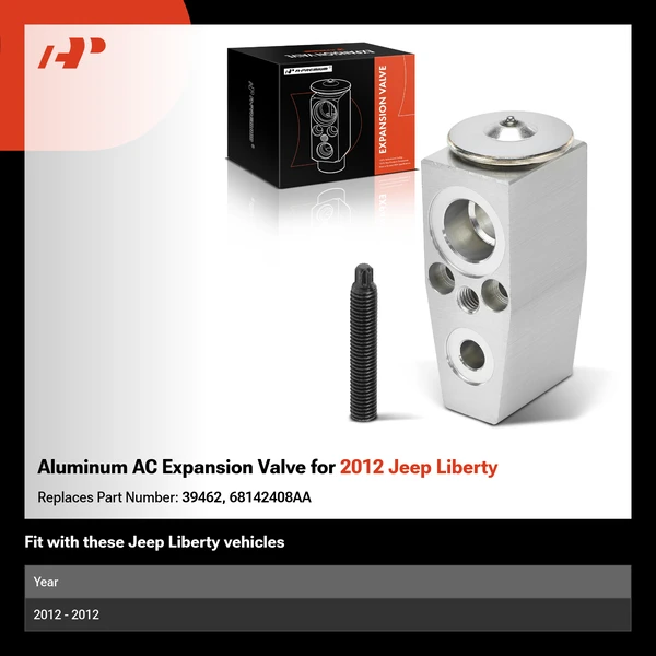 Aluminum AC Expansion Valve for 2012 Jeep Liberty