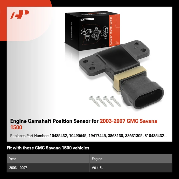 Engine Camshaft Position Sensor for 2003-2007 GMC Savana 1500
