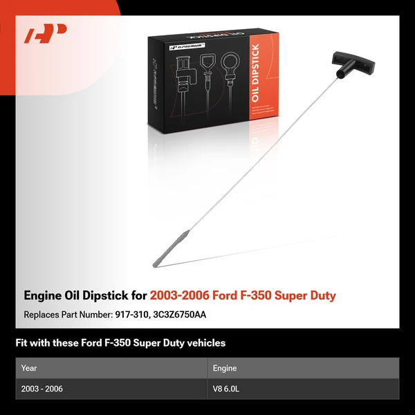 Engine Oil Dipstick for 2003-2006 Ford F-350 Super Duty