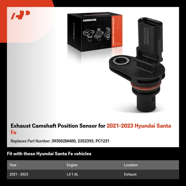 Exhaust Camshaft Position Sensor for 2021-2023 Hyundai Santa Fe