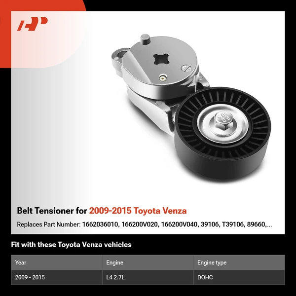 Belt Tensioner for 2009-2015 Toyota Venza