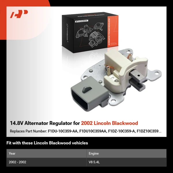 14.8V Alternator Regulator for 2002 Lincoln Blackwood