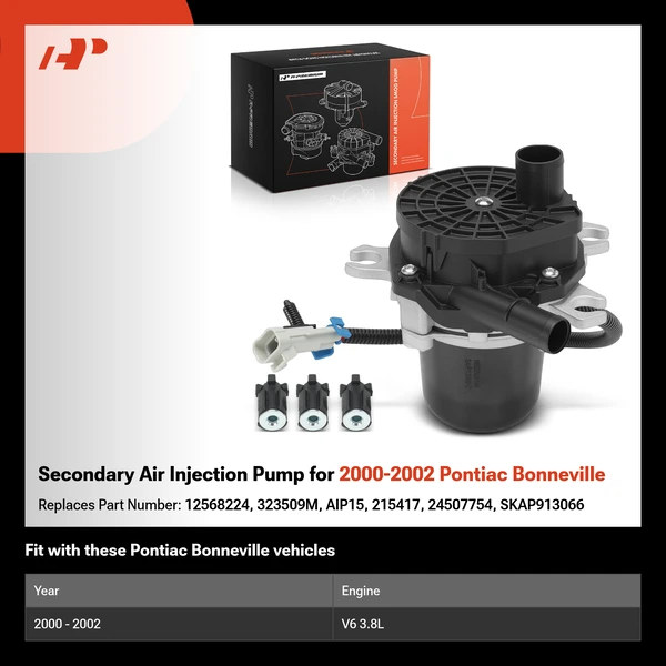 Secondary Air Injection Pump for 2000-2002 Pontiac Bonneville
