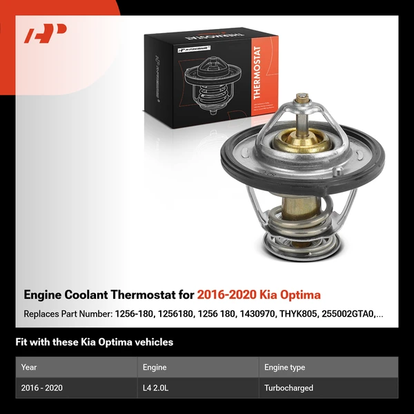Engine Coolant Thermostat for 2016-2020 Kia Optima