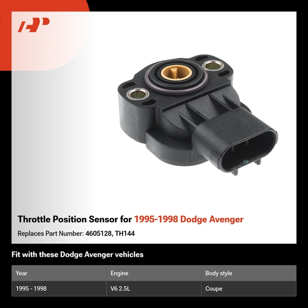 Throttle Position Sensor for 1995-1998 Dodge Avenger