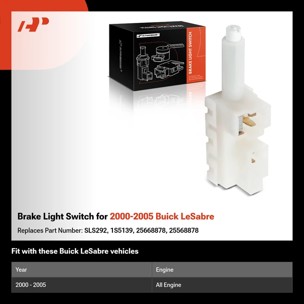 Brake Light Switch for 2000-2005 Buick LeSabre