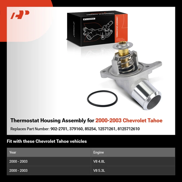 Thermostat Housing Assembly for 2000-2003 Chevrolet Tahoe