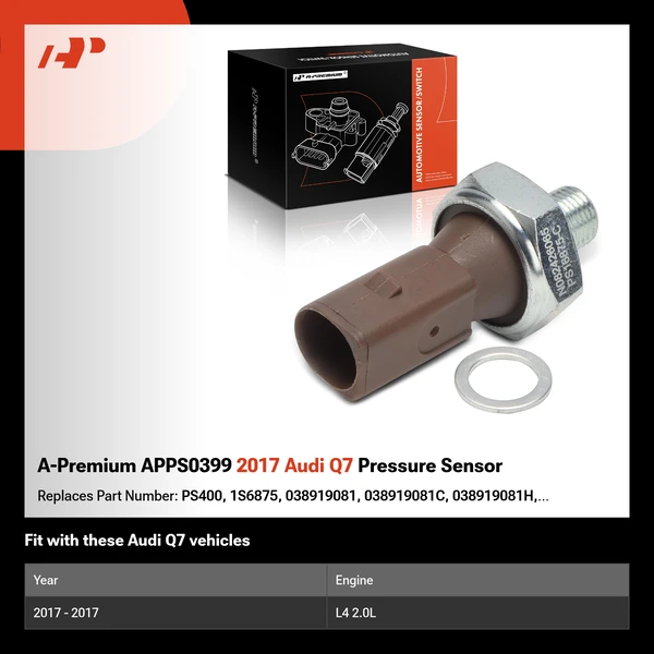 A-Premium APPS0399 2017 Audi Q7 Pressure Sensor