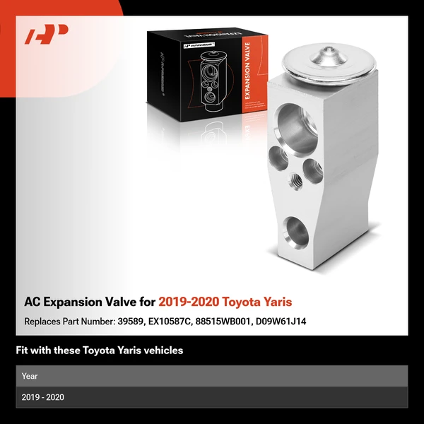 AC Expansion Valve for 2019-2020 Toyota Yaris