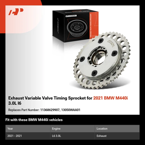 Exhaust Variable Valve Timing Sprocket for 2021 BMW M440i 3.0L l6