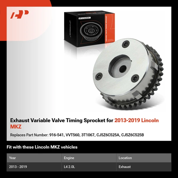Exhaust Variable Valve Timing Sprocket for 2013-2019 Lincoln MKZ