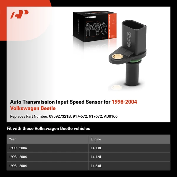 Auto Transmission Input Speed Sensor for 1998-2004 Volkswagen Beetle