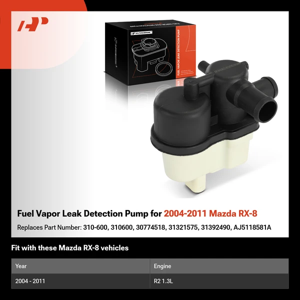 Fuel Vapor Leak Detection Pump for 2004-2011 Mazda RX-8