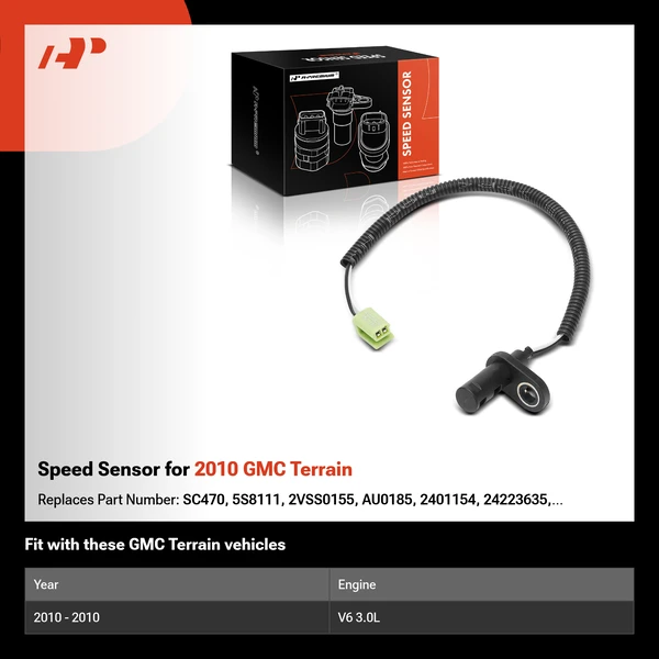 Speed Sensor for 2010 GMC Terrain