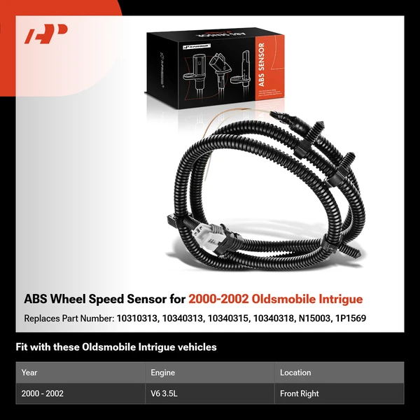 ABS Wheel Speed Sensor for 2000-2002 Oldsmobile Intrigue
