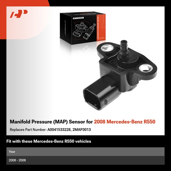 Manifold Pressure (MAP) Sensor for 2008 Mercedes-Benz R550