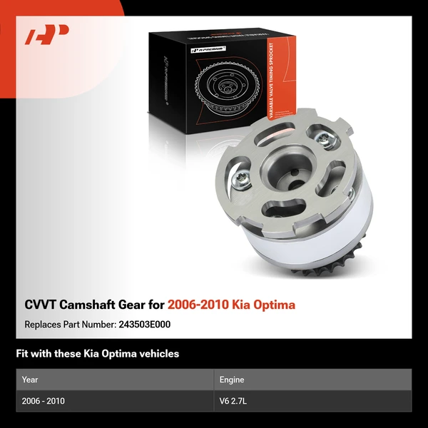 CVVT Camshaft Gear for 2006-2010 Kia Optima