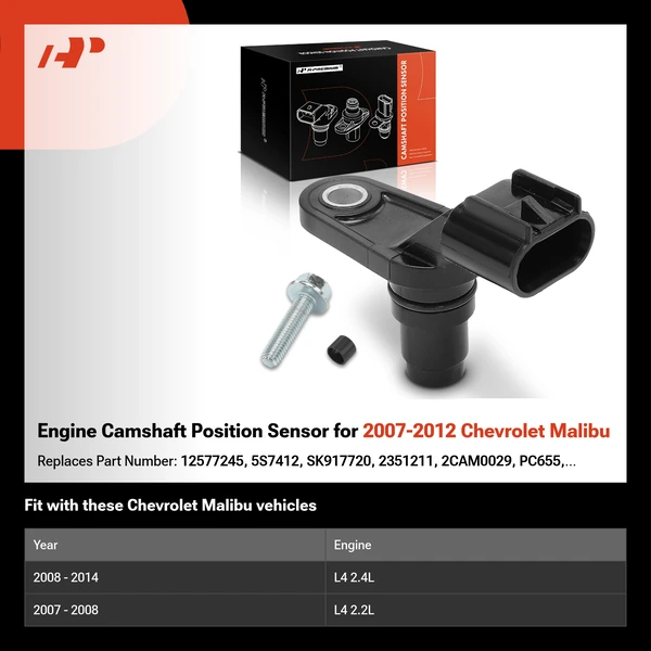 Engine Camshaft Position Sensor for 2007-2012 Chevrolet Malibu