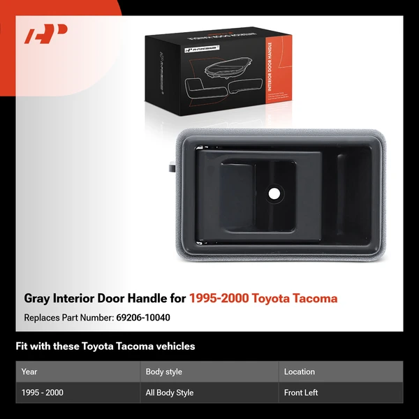 Gray Interior Door Handle for 1995-2000 Toyota Tacoma