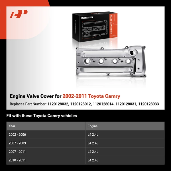 Engine Valve Cover for 2002-2011 Toyota Camry