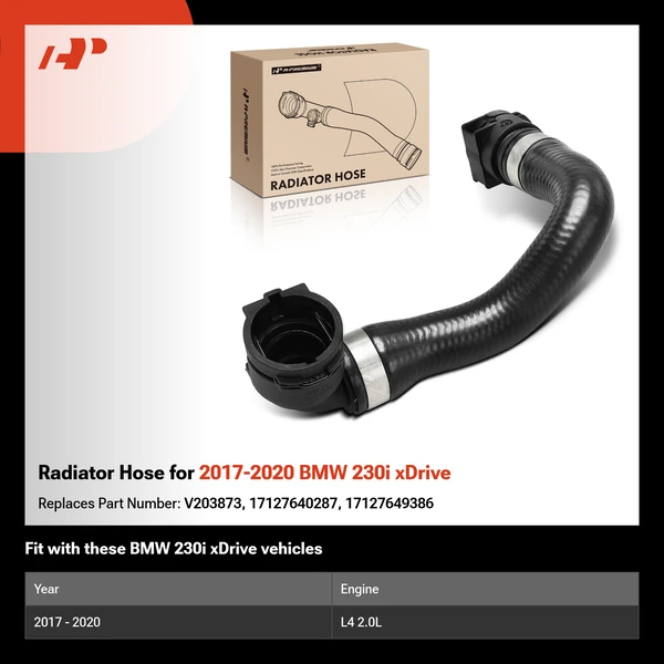 Radiator Hose for 2017-2020 BMW 230i xDrive
