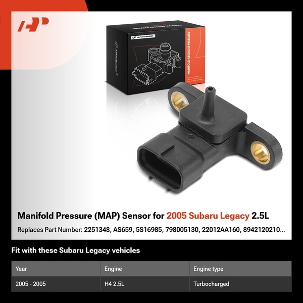 Manifold Pressure (MAP) Sensor for 2005 Subaru Legacy 2.5L