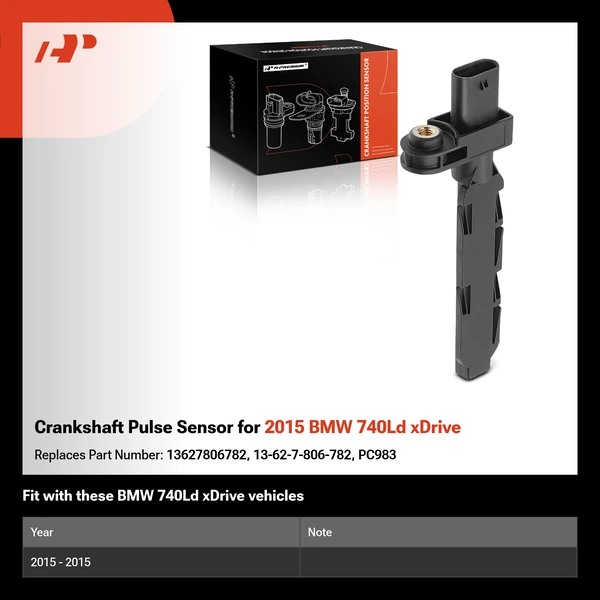 Crankshaft Pulse Sensor for 2015 BMW 740Ld xDrive