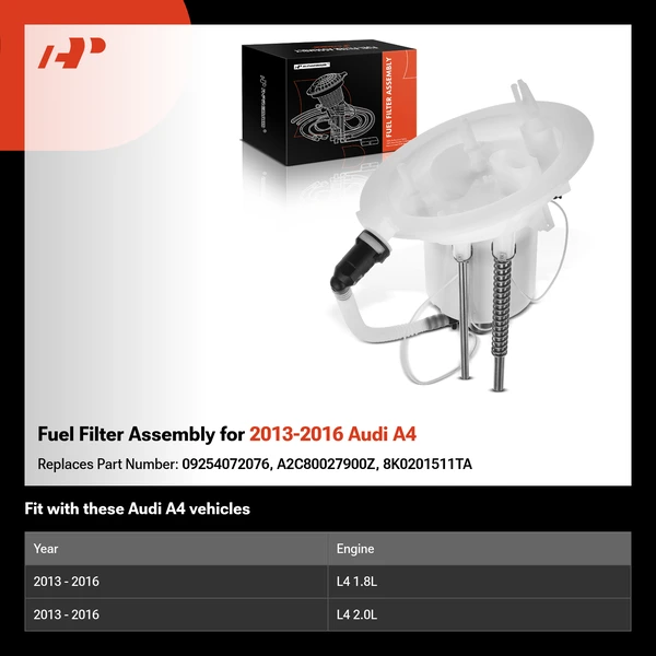 Fuel Filter Assembly for 2013-2016 Audi A4