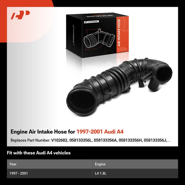 Engine Air Intake Hose for 1997-2001 Audi A4