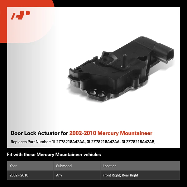 Door Lock Actuator for 2002-2010 Mercury Mountaineer