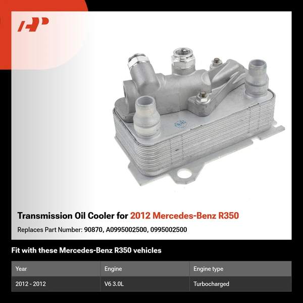 Transmission Oil Cooler for 2012 Mercedes-Benz R350