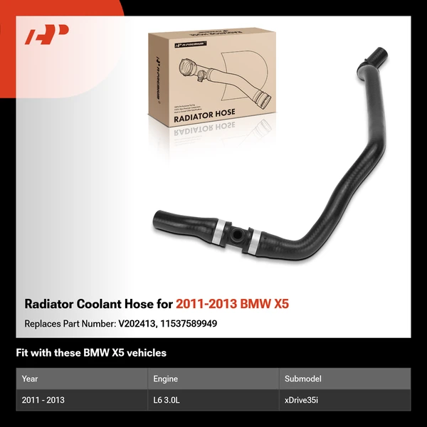 Radiator Coolant Hose for 2011-2013 BMW X5