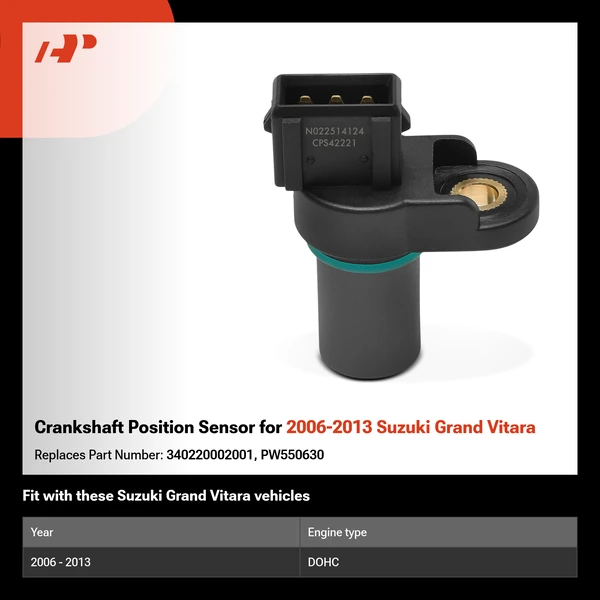 Crankshaft Position Sensor for 2006-2013 Suzuki Grand Vitara