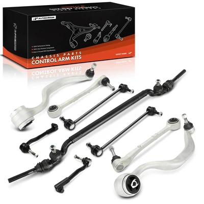9 Pcs Front Control Arm Sway Bar Stabilizer Center Link Kit