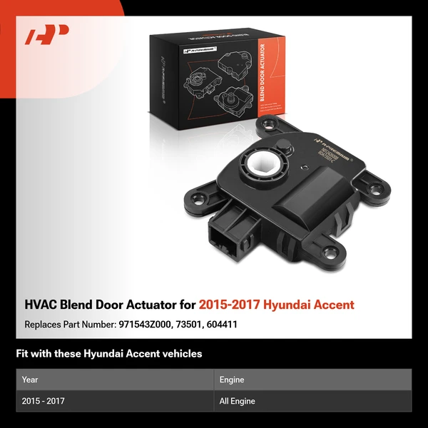 HVAC Blend Door Actuator for 2015-2017 Hyundai Accent