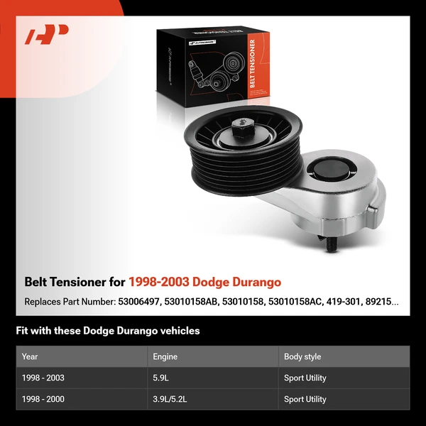 Belt Tensioner for 1998-2003 Dodge Durango