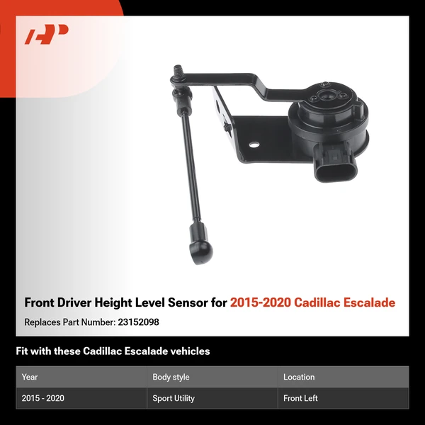 Front Driver Height Level Sensor for 2015-2020 Cadillac Escalade