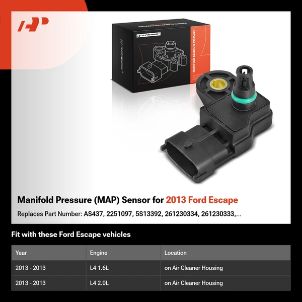Manifold Pressure (MAP) Sensor for 2013 Ford Escape