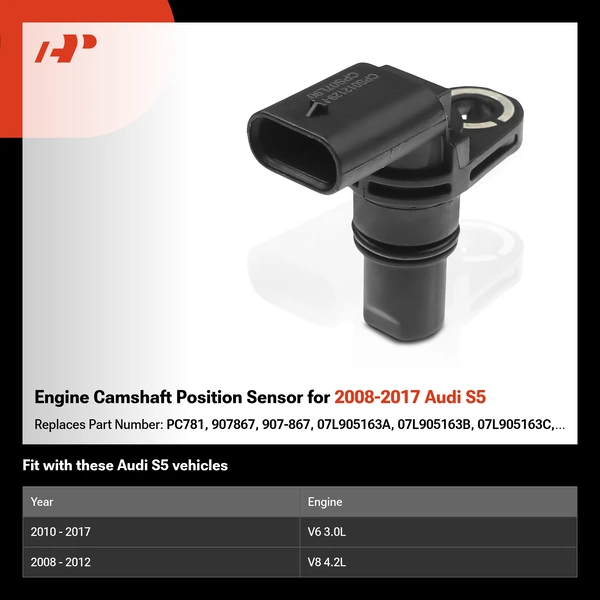 Engine Camshaft Position Sensor for 2008-2017 Audi S5